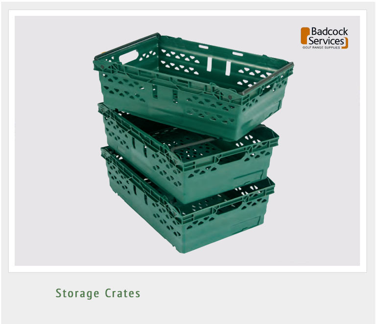 Badcock Golf golfball storage crates